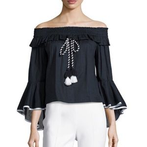 Misa Los Angeles Loris Off Shoulder Top